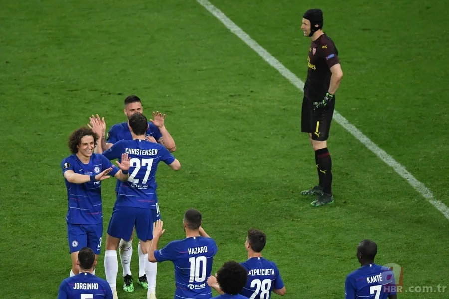 UEFA Avrupa Ligi finalinde Chelsea ezeli rakibi Arsenal'i geçip kupanın sahibi oldu! 3