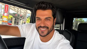 Güneşin Doğduğu Yer’in yıldızı Burak Özçivit set yolunda koyunlarla poz verdi