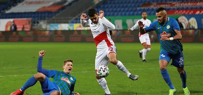 Rizespor Antalyaspor’u 2-1 yendi
