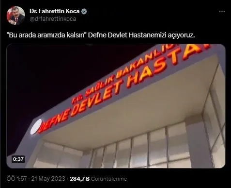 Başkan Erdoğan’dan Defne Devlet Hastanesi açılış töreninde önemli açıklamalar: Milletimize ne söz verdiysek hepsini yaptık