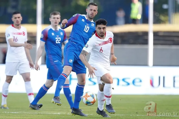 İzlanda - Türkiye maçından kareler