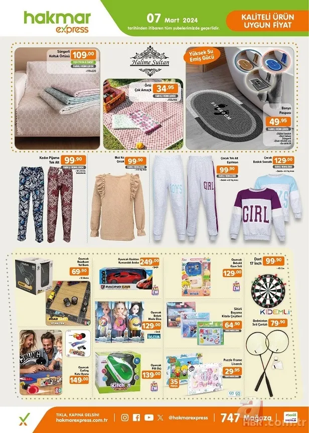 Hakmar’da Sıvıyağ, Un, Şeker, Pirinç, Tost Peyniri, Kırmızı et ve Kıymaya büyük indirim! (13-18 MART 2024) İNDİRİM KATALOĞU 16
