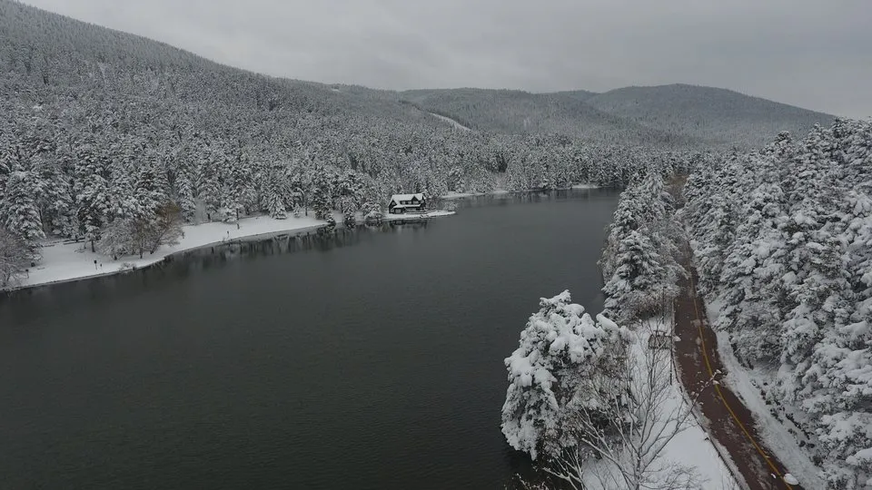 Bolu Da Kartpostallik Kar Goruntuleri