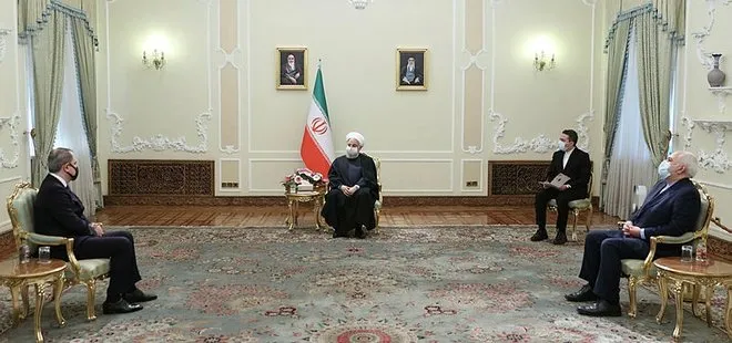 Azerbaycan Dışişleri Bakanı Ceyhun Bayramov, Ruhani ve Cevad Zarif ile görüştü