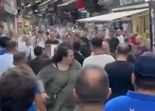 Çekpaslı saldırı! Fatih’te esnaf birbirine girdi