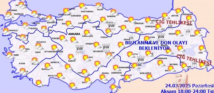24 Mart hava durumu raporu: Alerjisi astımı olanlar dikkat! Mali'den çöl tozu geliyor! Yeni haftada sıcaklıklar artıyor 10