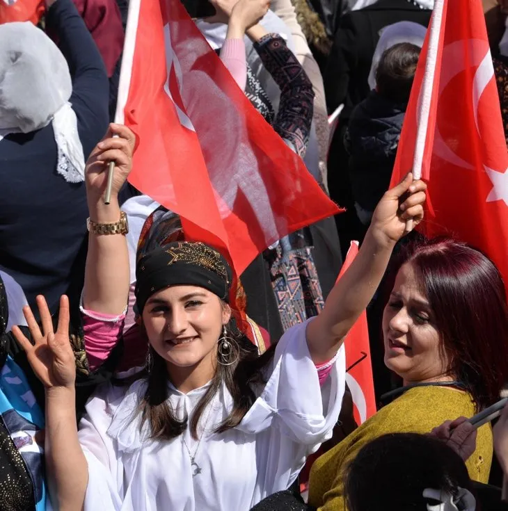 Başkan Erdoğan'a Şırnak'ta sevgi seli