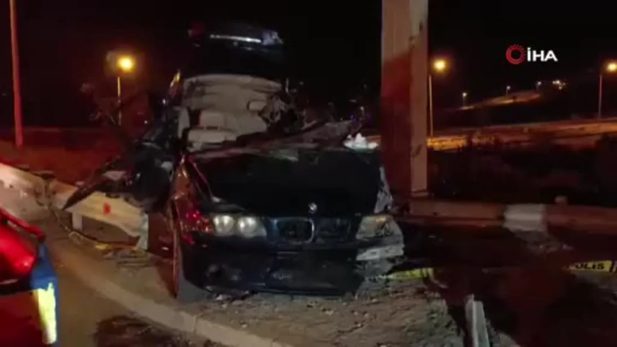 Ankara'da otomobil kazası! 4 ölü 1 yaralı