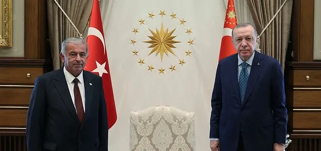 Son dakika: Başkan Erdoğan, KKTC Cumhuriyet Meclisi Başkanı Sennaroğlu’nu kabul etti