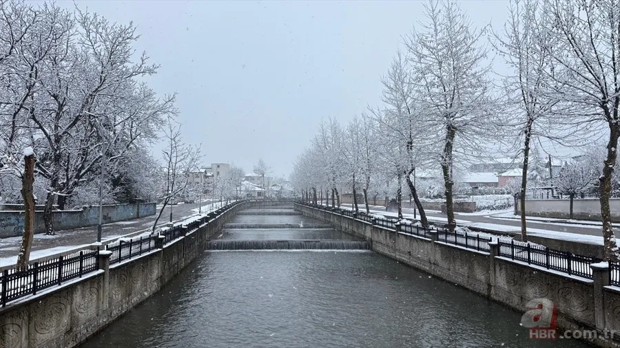 Yurttan kar manzaraları! Kartpostallık görüntüler oluştu 12