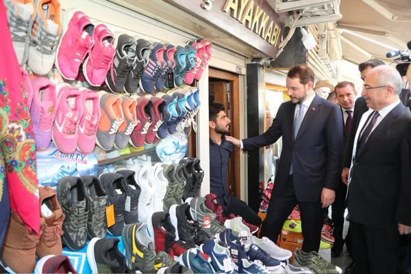 Bakan Albayrak Mardin'de esnafla bir araya geldi - 1