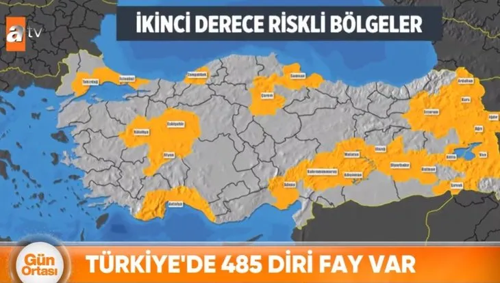 Tokat’ta 5,6 büyüklüğünde deprem! Hangi ilçeler fay hattı üzerinde? İşte diri fay hattındaki il ve ilçeler...