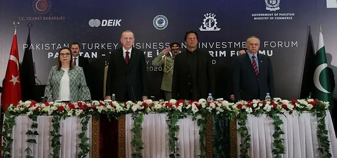 Başkan Erdoğan Pakistan’da ticaret hedefini açıkladı