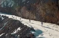 Karlı dağların yılmaz bekçisi Mehmetçik! Eksi 40 derecede vatan nöbeti