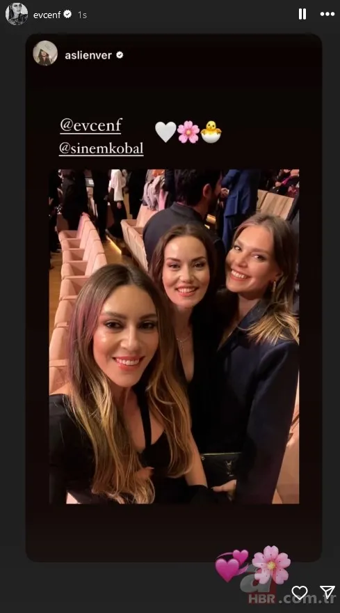 2017'deki pozun aynısı! Sinem Kobal Aslı Enver ve Fahriye Evcen bir araya geldi 4
