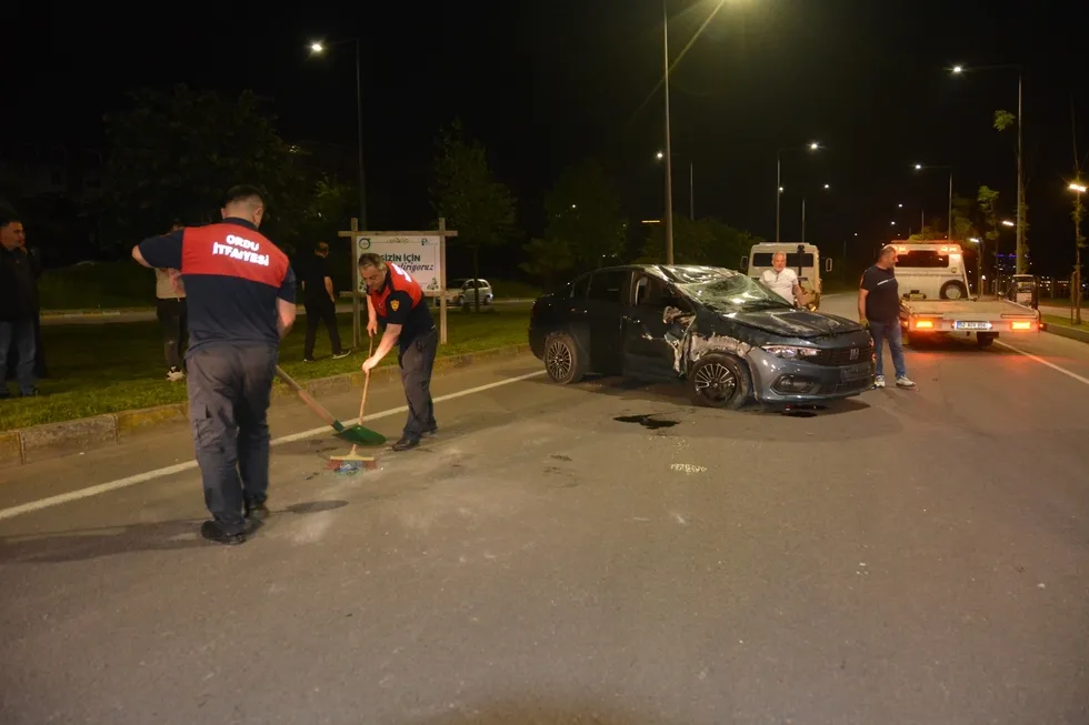 Ordu’da alkollü sürücü park halindeki araca çarptı: 2 yaralı - 2