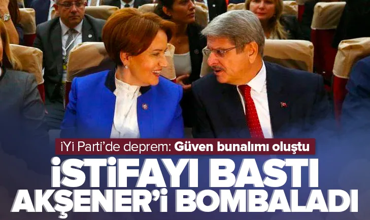 İYİ Partide deprem! Aytun Çıray partiden istifa etti