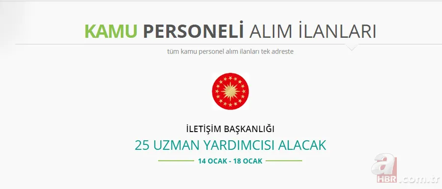 Kamuya memur alımı 2019! İşte başvuru şartları 18