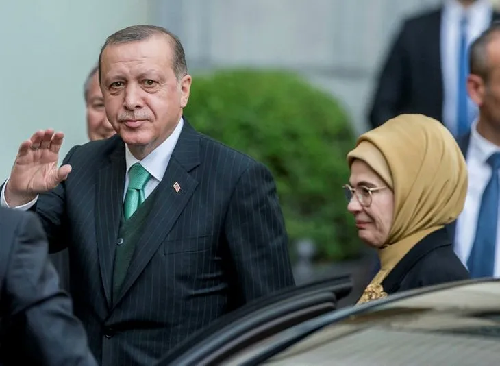 Cumhurbaşkanı Erdoğan, Brüksel’de coşkuyla karşılandı