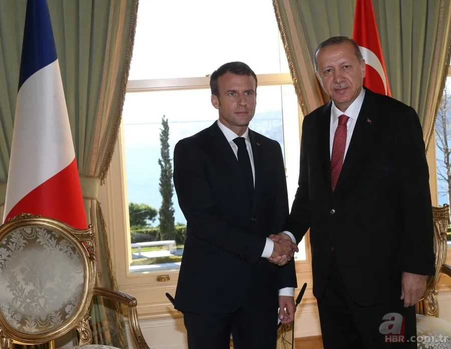 Fransa Cumhurbaşkanı Macron İstanbul'a geldi 13