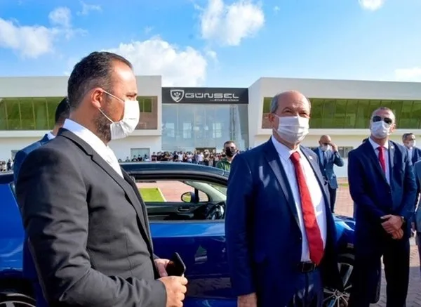 KKTC Cumhurbaşkanı Ersin Tatar yerli otomobili test etti - 2