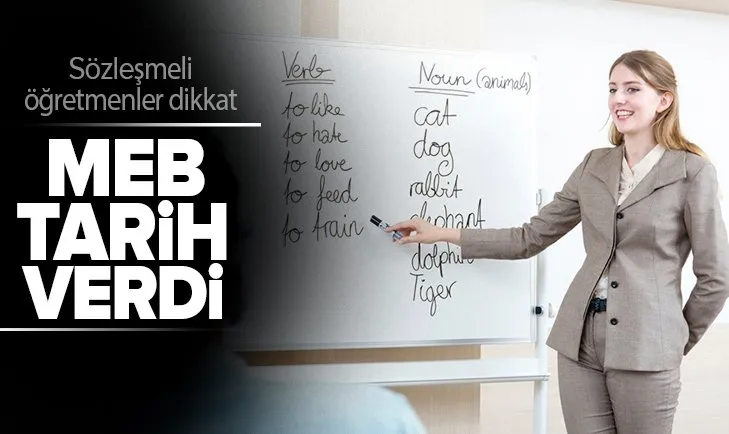 MEB’den açıklama geldi: Sözleşmeli öğretmenler dikkat