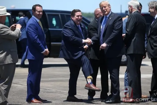 Louisiana Valisi Billy Nungesser Trump'ı böyle karşıladı! Dünya bunu konuşuyor 3