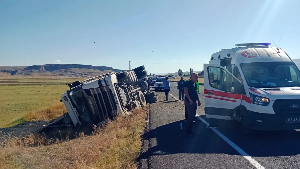 Ağrı'da trafik kazası: 1 kişi yaralandı