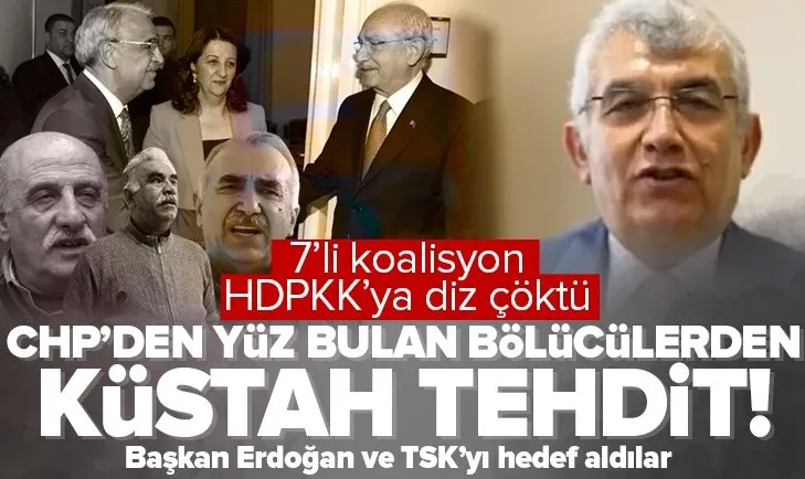 Başkan Recep Tayyip Erdoğan ve TSK’ya küstah tehdit! 7’li koalisyon HDPKK’ya diz çöktü! Ses Kandil’den çıktı