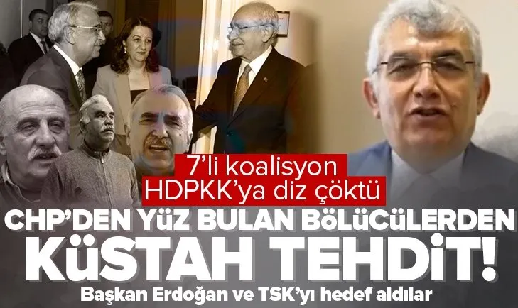Başkan Erdoğan ve TSK’ya küstah tehdit