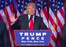 ABD yeni başkanı Donald Trumptan ilk açıklama