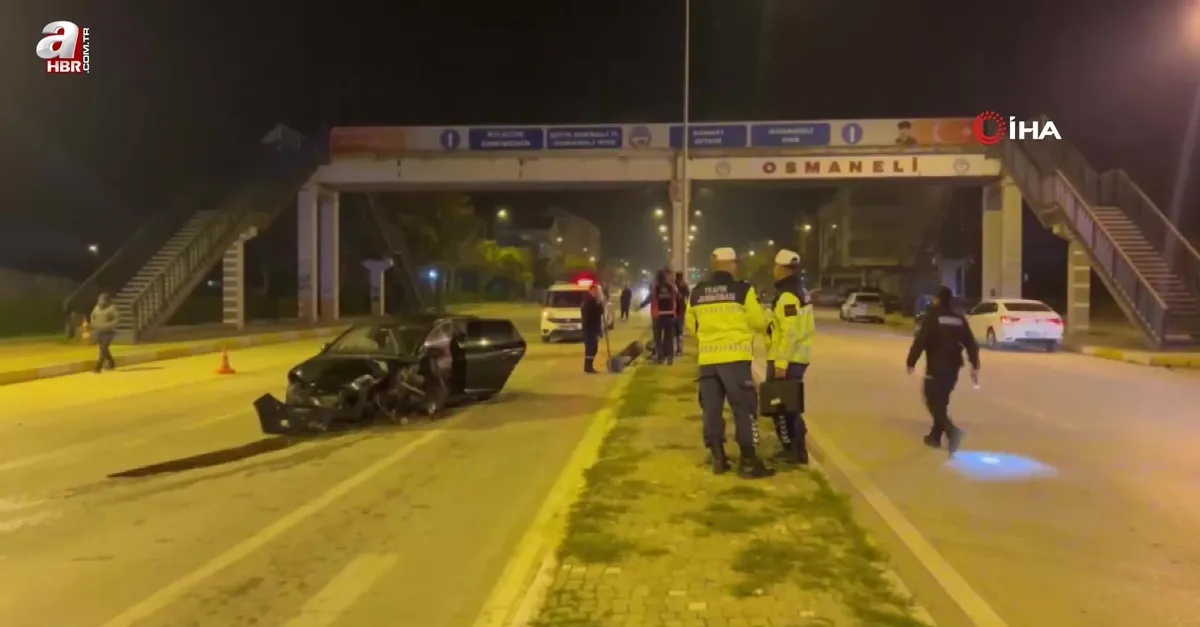 Osmaneli'nde trafik kazası: 1 yaralı