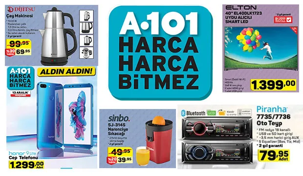 A101 aktüel ürünler kataloğu 13 Aralık! A101 aktüel ürünler kataloğu bu hafta (13-20 Aralık) - 1