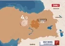 Erzurumda şiddetli deprem