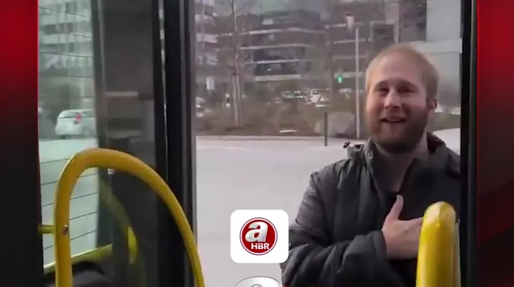 İSVİÇRELİ GENÇTEN "KABE'DE HACILAR" İLAHİSİ