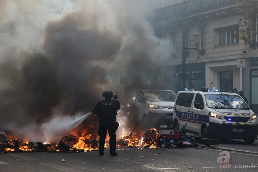 Macron yönetimi Fransa’daki protestolara yönelik kısıtlamaları artırdı, Paris’te güvenlik önlemleri sıkılaştı 11
