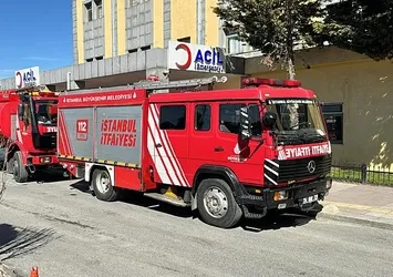 Arnavutköy Devlet Hastanesi'nde yangın paniği