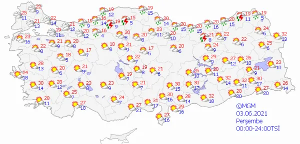 1622476151643.png Meteoroloji'den çok sayıda il için son dakika şiddetli sağanak yağış uyarısı! İstanbul Ankara İzmir'de yağmur yağacak mı? İşte hava durumu... - 8