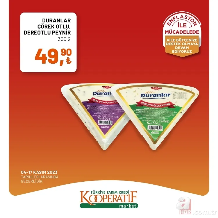 Tarım Kredi Market indirim yarın sona eriyor! 40'lı tuvalet kağıdı 154,90 TL, Çay 89 TL, 100'lü peçete 13,90 TL ve pilavlık bulgur 48,90 TL'den satışa sunuyor 8