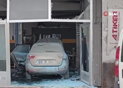 Aracın LPG tankı patladı