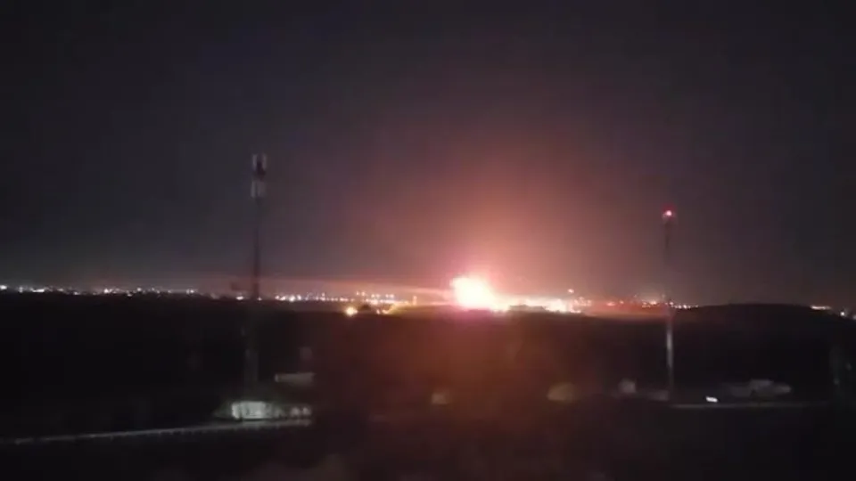 İsrail’in Gazze’ye saldırı anı