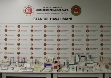 İstanbul Havalimanı'nda kaçak ilaç operasyonu