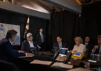 Trump İran'a saldırıyı böyle izledi