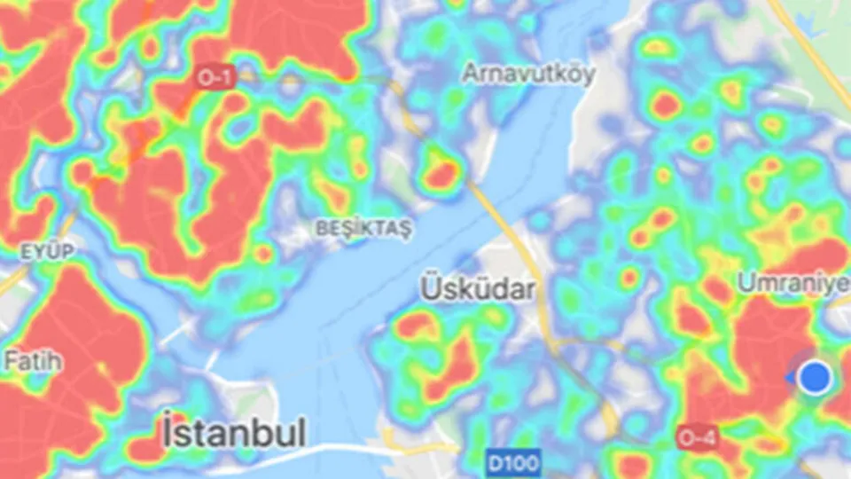 İşte İstanbul'daki en riskli bölge! Koronavirüs risk haritası yeni güncellendi! İşte Hayat Eve Sığar uygulamasında İstanbul'daki riskli ilçeler