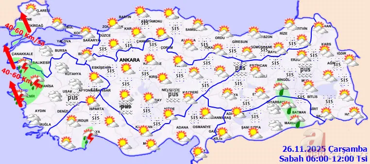 Türkiye’yi sis ve fırtına vurdu: Yağışlı sistem pusuda! Balkanların lapa lapa karı ne zaman gelecek? 14