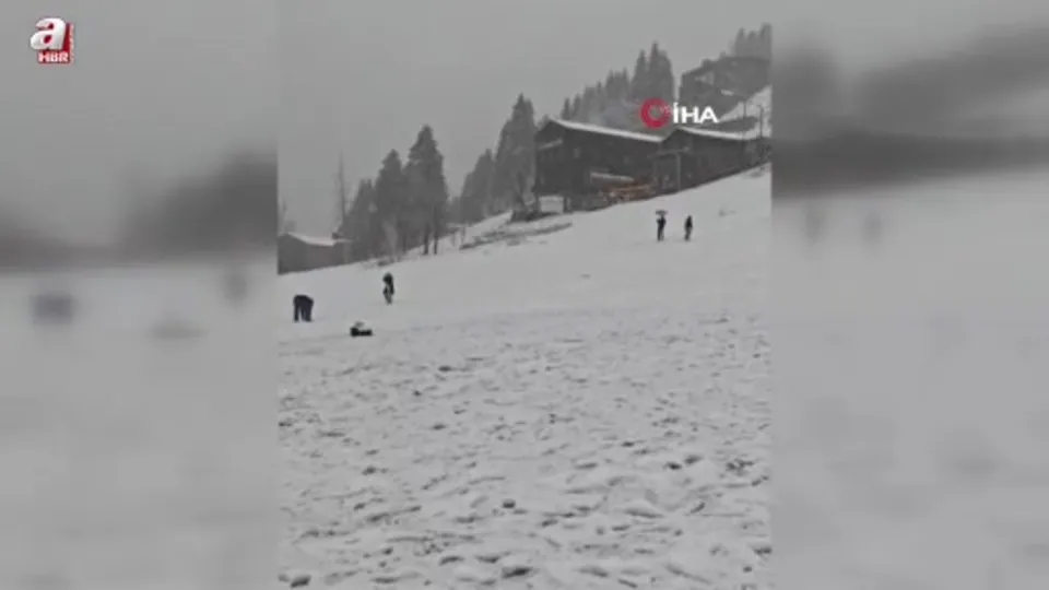 Ayder Yaylası beyaza büründü