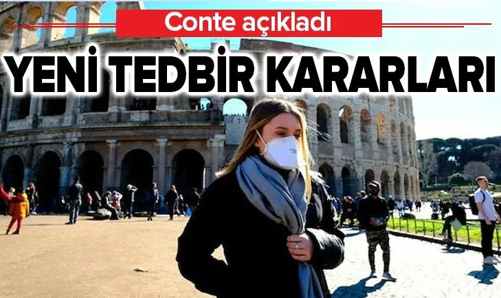 İtalya'da koronavirüse karşı yeni tedbir kararları alındı