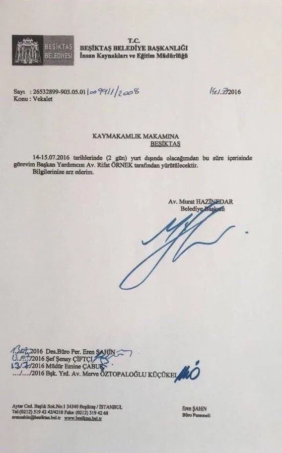 Murat Hazinedar 14 Temmuz'da yurt dışına çıkmıştı - 1