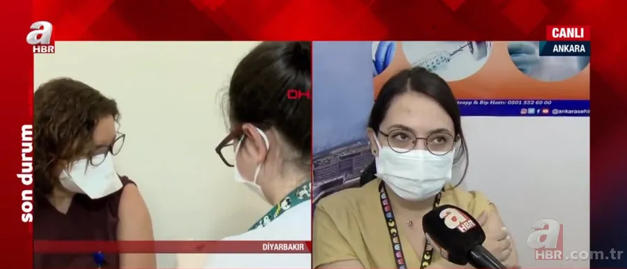 Salgınla mücadelede tarihi gün! A Haber aşı odalarında 18