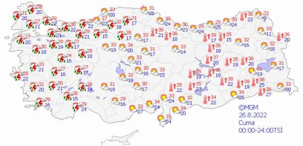 1661440454700.png Son dakika hava durumu: Sağanak yağış aralıksız sürecek! Meteoroloji gün vererek uyardı! İstanbul Ankara İzmir'de hava nasıl olacak? - 7